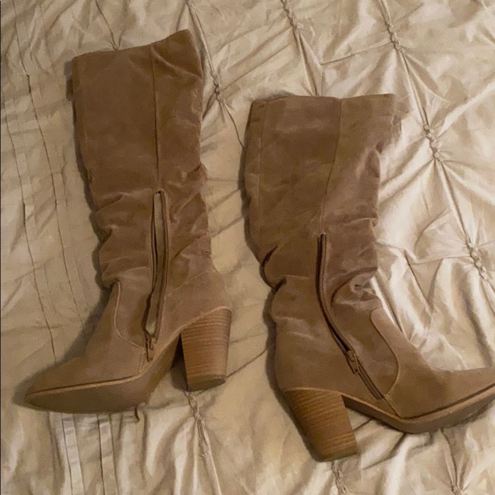 Target Knee High Tan Boots